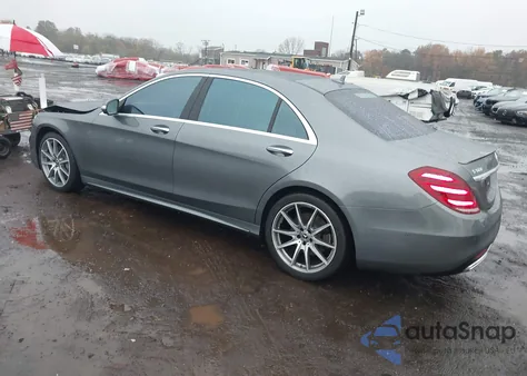 2018 Mercedes-Benz S 560 4Matic из США, поврежденный, VIN WDDUG8GB9JA418318